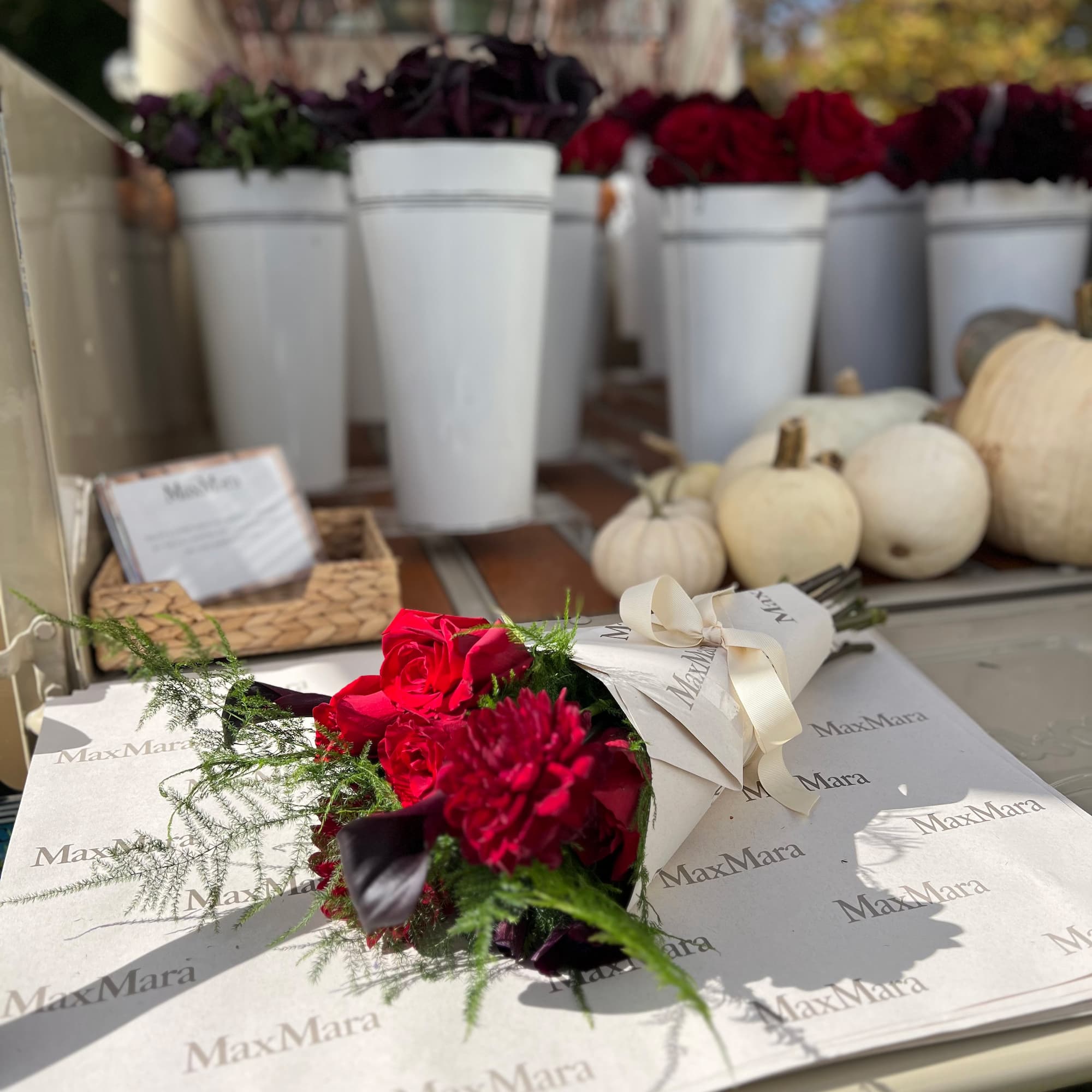 A Branded Bouquet Box Flower Bar